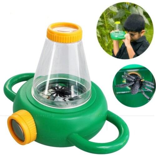 Children Insect Box Multi-Function Magnifying Glass Handheld Small Animal Ant Viewer Scientific Outdoor Experimental Instrument