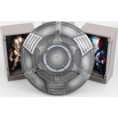 NEW Iron Man 3 Tonys Powerd Stage with Light Up Function White Light PVC Marvel Legends Action Figure Collectible Model Toy