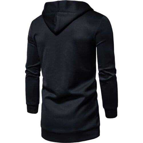 Mens Autumn&winter Hooded Jackets 2021 Causal Solid Color Long Sleeved Wool Basic Jackets Coats Lightweight Jackets Bomber 4