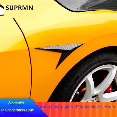 Applicable to the tenth generation Civic modified fender side wing hatchback Civic decorative body sticker exterior modification