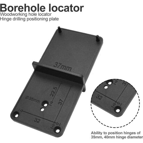 Hinge Hole Drilling Guide 35mm 40mm Hing Installation Jig Door Cabinet Hinge Hole Locator Woodworking Diy Tool Opener Template