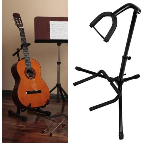 Guitar Floor Stand Metal Guitarra stand Musical Instrument Tripod Holder for Acoustic Electric Guitar Bass Parts электрогитара