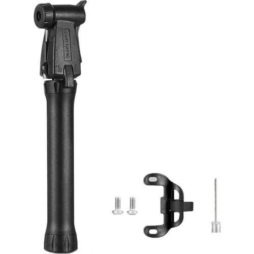 Portable Bicycle Pump Cycling Inflator Hand Pump Mini 80 PSI Nylon Portable Basketball Tyre Inflator for Mountain Road Bicycle