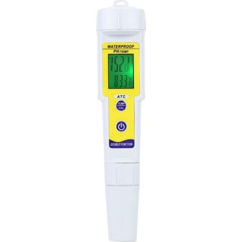 Professional Mini Pen-Type Water Quality Analysis Device High PH Meter Automatic Correction Waterproof Acidity Meter