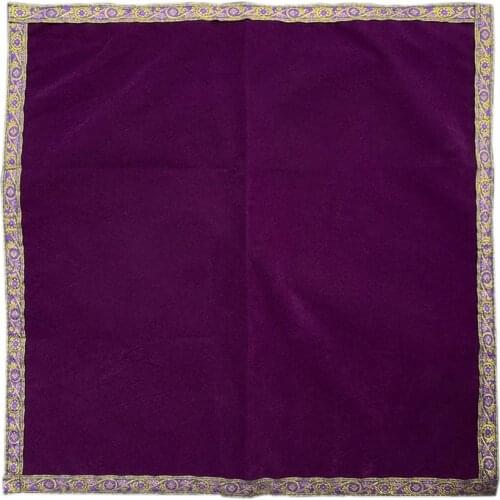 Tarot Tablecloth Divination Tarot Card Pad Magic Runes Tarot Altar Table Cloth Thick Tablecloth 50X50cm Board Games Table Mat