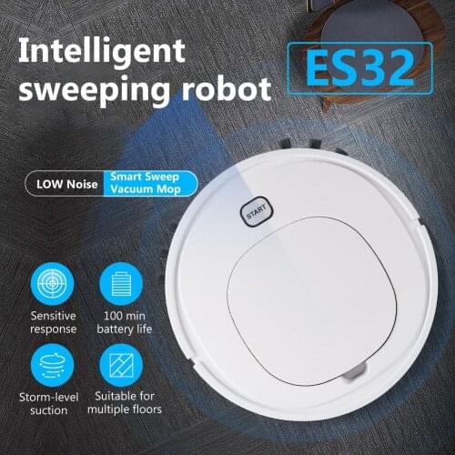 Smart Robot Vacuum Cleaner Low-Noise 1800Pa Household Cleaning Mopping Sweeper 1500mAh USB Rechargeable Vacuum Cleaner aspirador