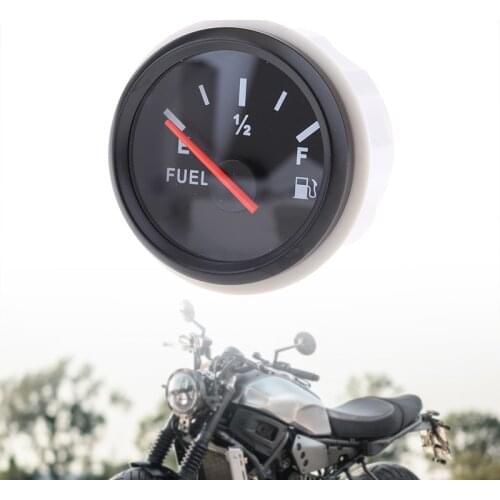 0-190 Ohms Universal Fuel Level Gauge Meter Car Pointer Fuel Level Gauge for Boat Car Truck RV Camper Marine Instruments 9-32V