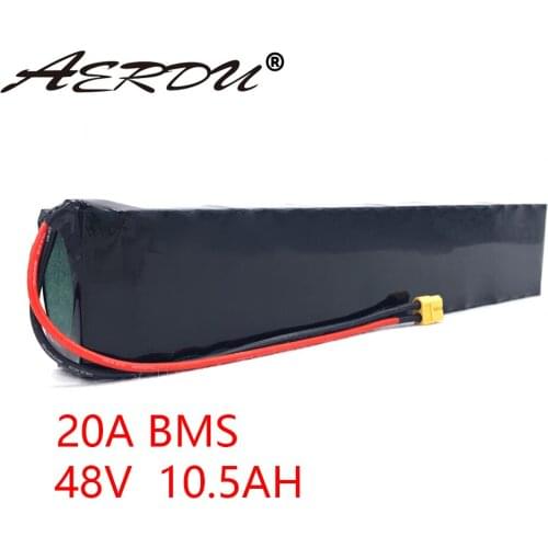 AERDU 13S3P 48V 10.5Ah 750Watt 11Ah 10Ah Li-ion Rechargeable Battery Pack Built-in 20A Common Port BMS XT60 Scooter Ebike Motor