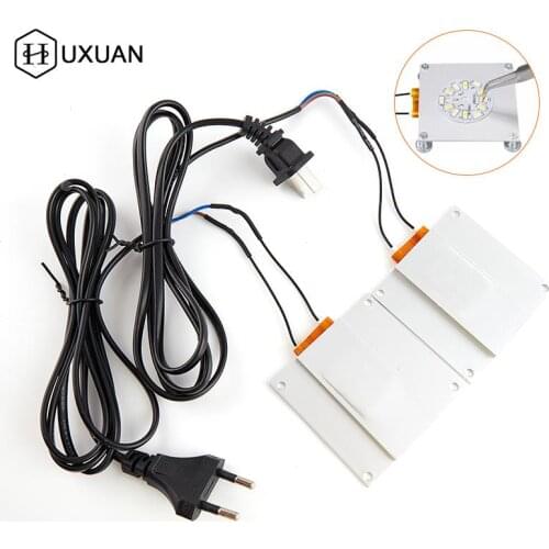 Aluminum LED Remover PTC Heating Plate Soldering Chip Remove Weld BGA Solder Ball Station Split Plate preheating repair