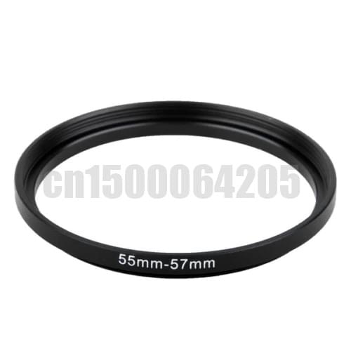 Free shipping Black Step Up Filter Ring 55mm to 57mm 55mm-57mm 55-57mm