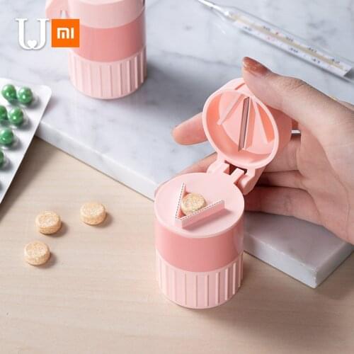 Xiaomi Mijia Youpin Jordan&Judymedicine cutter grinder pill cutting grinding pill crushing one-to-four grinder portable pill box