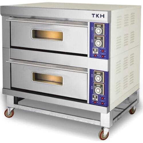 Commercial electric oven Two-story Cake bread pizza baking machine 230L Double-layer oven Zinc alloy liner 220V/380V