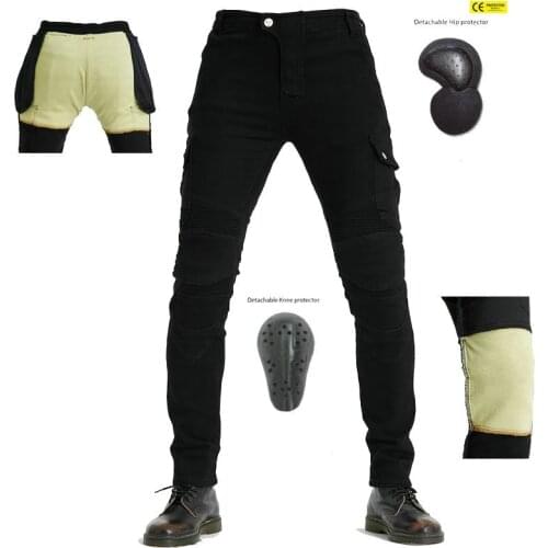 Fashion Motocross Pants Motorcycle Pants Men Biker Motorbike Pantalones Motorcycle Jeans Protective Gear Riding Moto Pants
