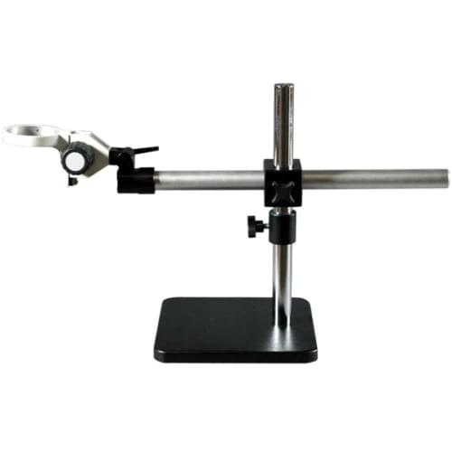 AmScope Single-Arm Solid Aluminum Microscope Boom Stand with 76mm Pin-Tail Focus BSS-120B-FR
