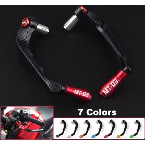 MT 03 Motorcycle Lever Guards Falling Protection Accessories For YAMAHA MT03 MT-03 mt03 2005-2020 2019 2018 2021 2017 2016 2015