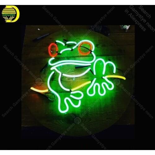 NEON SIGN For Sweet little tree frog Sign light lampara neon sign sale vintage neon light for Windower wall custom made decorate