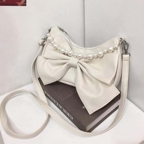 New Women Bow Messenger Bags Casual Handbags Women Bags Designer Female Crossbody Bag for Girls Sac Ladies Shoulder Bag Vintage