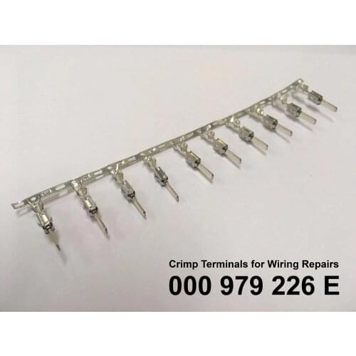 10/20/50/100/200/500pcs Crimp Terminals (Pins) For 2.50 mm2 Repair Wire For Audi VW Skoda Seat 000979226E N 103 190 05