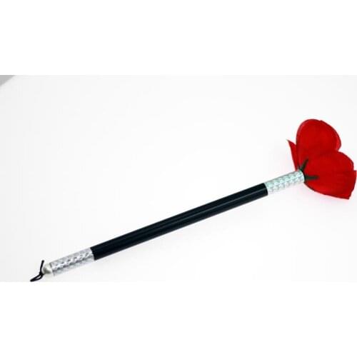 Stick to flower,Magic Trick props gimmicks Flame Appearing flower professional magician bar illusion