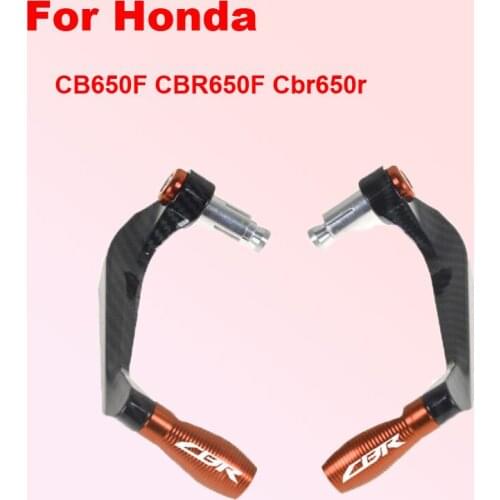 Suitable for Honda CB650F CBR650F Cbr650r Modified Aluminum Alloy Horn-Shaped Handle Bar Handlebar Drop-Resistant Rod
