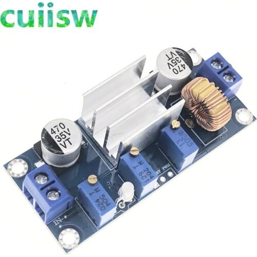 XL4005 5A DC-DC Step Down Buck Voltage Converter Power Supply Transformer CC CV Lithium Battery Charging Board for Arduino