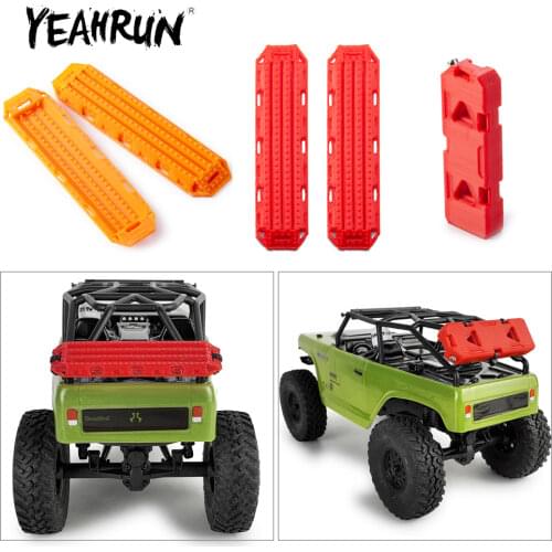 YEAHRUN 2Pcs Plastic Sand Ladder Recovery Anti-slip Boards for Axial SCX24 90018 1/24 Scale RC Car Model Parts