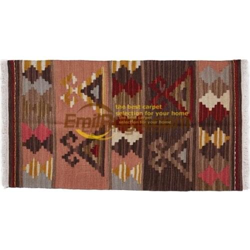 Kilim Fabric Carpet Handmade Carpets For Living Room Pattern Geometric Carpet Bedroom Turkish Prayer Rugs Natural Sheep Wool