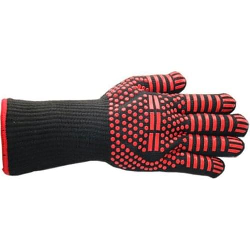 Barbecue BBQ 800 degree high temperature resistant gloves microwave oven flame retardant gloves