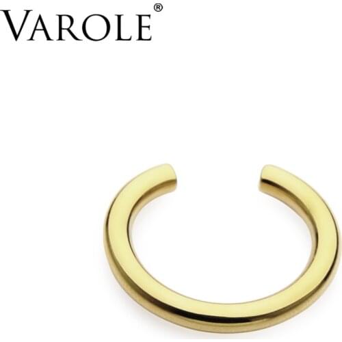 VAROLE Simple Opening Fashion Rings Gold Color Midi Ring Stainless Steel Ring Knuckle Rings For Women Men Jewelry Bagues Anillos