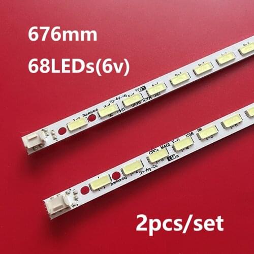 10PCS LED Backlight 68leds For Sha rp LG Innotek 60 inch LED TV LCD-60LX540A KLV-60EX640 LCD-60LX640A LCD-60LX750A LCD-60NX255A