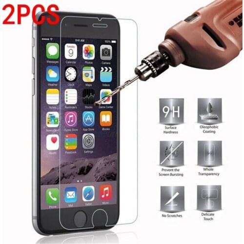2PCS Tempered Glass For iPhone 8 Plus Screen Protector protective film For iPhone 8 Plus Glass