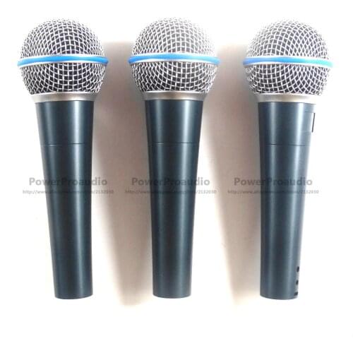 3pcs Handheld Dynamic Microphone For BETA 58A BETA58A Saxophone Lecture Church Teaching Karaoke System Sing Gaming