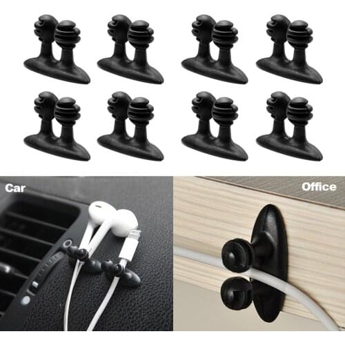 8pcs car wire clip stickers for BMW MINI COOPER Countryman R50 R52 R53 R55 R56 R57 R58 R59 R60 for Skoda Fabia Rapid Superb Yeti