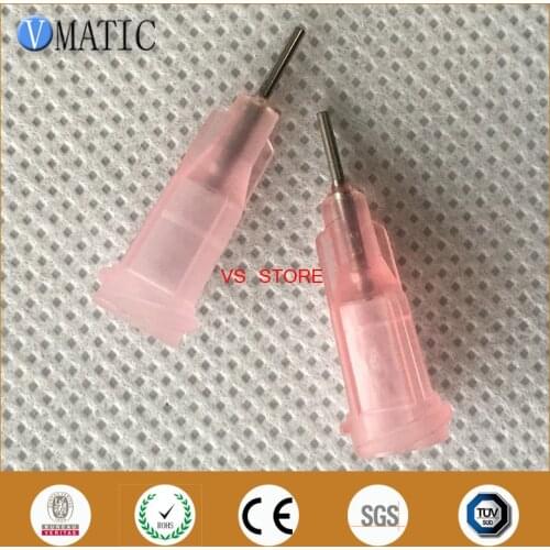 Free Shipping Non-Sterilized 100Pcs 20G 1/4'' Inch Dispenser Needles Tip 0.25