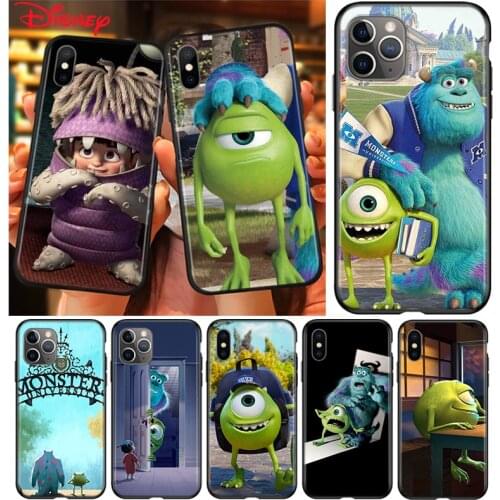 Silicone Black Cover Monsters University Disney For Apple IPhone 12 Mini 11 Pro XS MAX XR X 8 7 6S 6 Plus 5S SE Phone Case