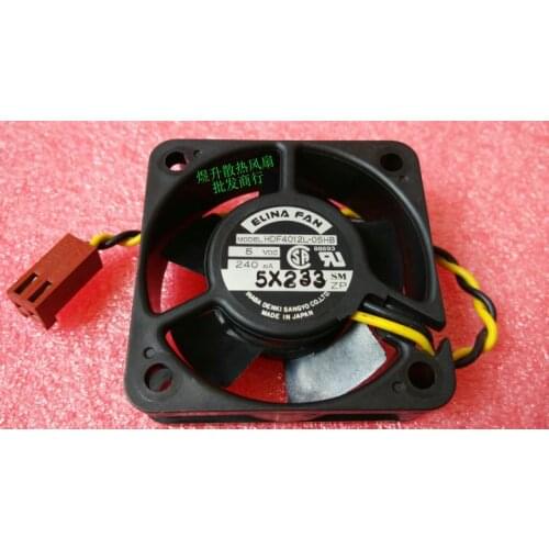 ELINA FAN HDF4012L-05HB DC 5V 240mA 40x40x10mm Server Cooling Fan