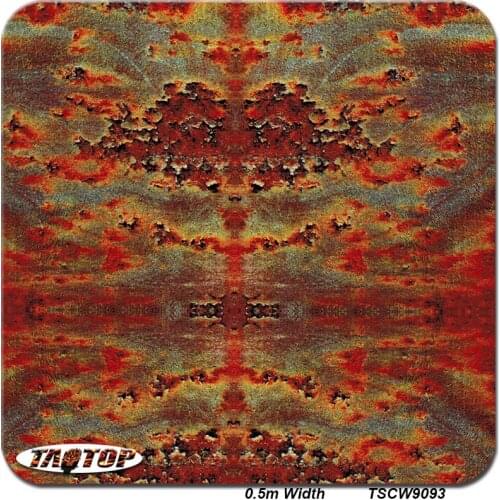 ITAATOP Hydro Dipping Film Rust Pattern TSCW9093 0.5M * 2/10/20M Water Transfer Print Film