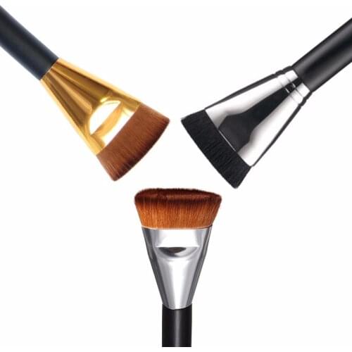 120 Pcs Professional Single Makeup Brush Blending/Contour/Cheek Blusher Powder Makeup Brush Big Face Blend Makeup Brush 3 color