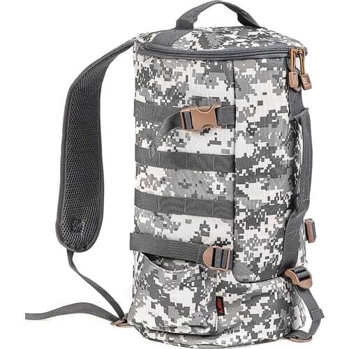 LEO Multi-purpose Fishing Backpack Outdoor Travel Fishing Rod Reel Tackle Bag Shoulder Bag Luggage Bag