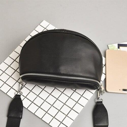 Fashion Women Leather Shell Messenger Mini Shoulder Bag Bust Bag Money Phone Travel Crossbody Bag Lady Handbag PU Leather