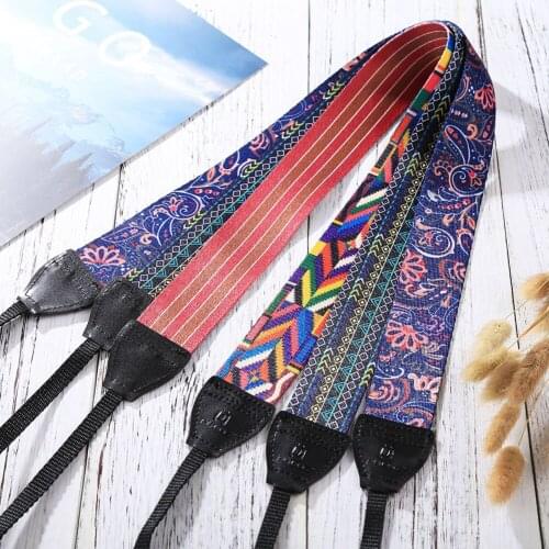 PULUZ Wind Camera Neck Shoulder Camera Strap Belt Soft SLR DSLR Durable Cotton For Nikon For Canon For Sony Vintage Wholesale