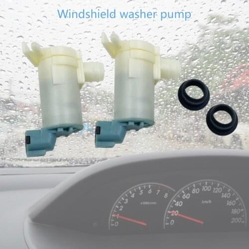WindShield Washer Pump Compatible with Patrol GU Y61 (97-04) Motor Water Spray Pump Glass Wiper Motor Wiper Washer Pump