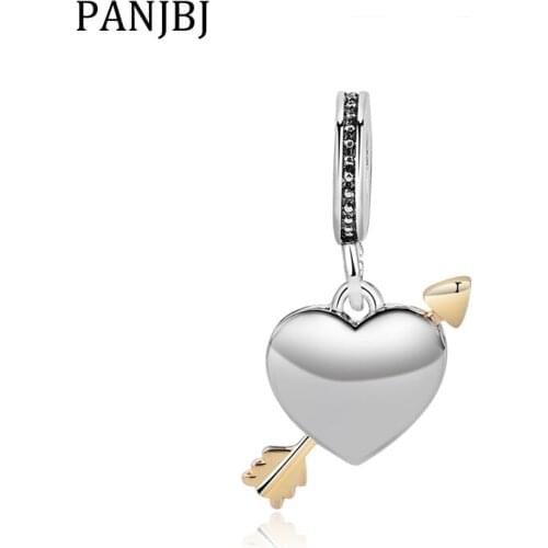 New Original Bead Alloy Limited Edition Arrow of Love Charm Dangle Fit Bracelet Necklace DIY Women Jewelry