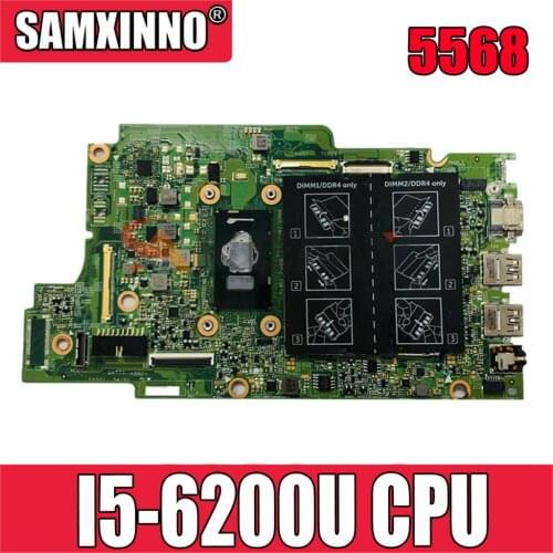 Original Motherboard For DELL Inspiron 5568 Core I5-6200U Mainboard CN-0YKP87 0YKP87 15296-1 SR2EY DDR4