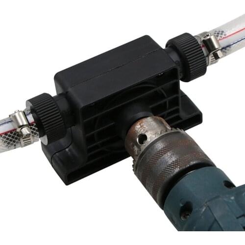 Portable Electric Drill Sinks Aquariums Pool Self Priming Transfer Pumps Oil Fluid Water Pumps Hose Clamps Connectors Set