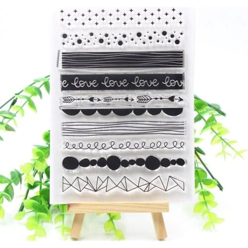 Love Transparent Clear Silicone Stamps for DIY Scrapbooking/Card Making/Kids Crafts Fun Decoration Supplies 435