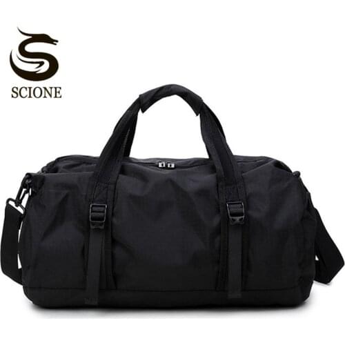 Scione Travel Sports Bag Multifunction Travel Duffle Bags for Men & Women Collapsible Bag Large Capacity Duffel Folding Bags