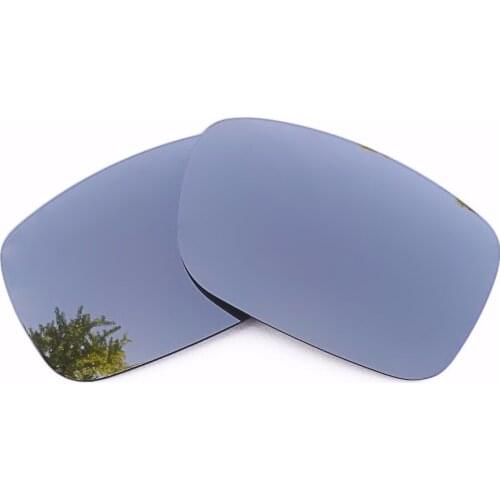 Silver Mirrored Polarized Replacement Lenses for Crankcase Sunglasses Frame 100% UVA & UVB