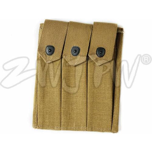 OUTDOORS Hi-Q WWII US AMRY THOMPSON MAGAZINE POUCH 3 CELL 20 ROUNDS