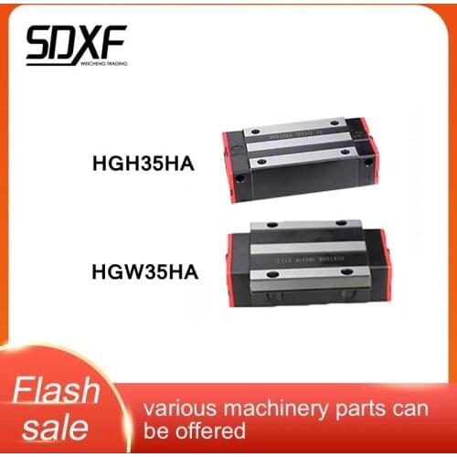 Factory linear guide rail width 35mm linear bearings block slider HGH35HA / HGW35HC for cnc parts
